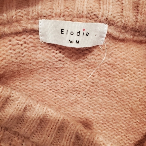 NEW Elodie Pink Mix Knit Sweater - Picture 3 of 4